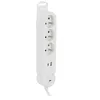Image de Multiprise Iota 3 prises 16A + prise USB A+C avec interrupteur - Zenitech
