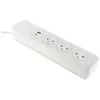 Image de OTIO Bloc Mantea 3 prises Easyeject + 2 USB - 15m - Blanc