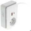 Image de Bloc multiprise Gekko XS clipsable 2 USB A+C 20W 1.5m blanc - Otio