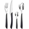 Image de Set de coutellerie - Amefa - Eclat Noir - 24 pièces - Acier inox - Bi-injection