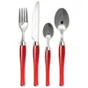Image de Ménagère 24 pièces - Purity - Rouge - Acier 18/0 - Manche bi-matière - Compatible lave-vaisselle