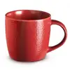 Image de Lot 6 Tasses Café/thé Rouge Stone Céramique Rouge 28cl - Medard De Noblat