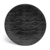 Image de Magma noir - assiette plate 27 cm (lot de 6)