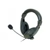 Image de Casques & micro GENERIQUE Casque-micro Stéréro Jack 3.5mm - Noir