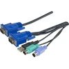 Image de Dexlan - cable clavier / video / souris (KVM) - 3 m