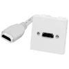 Image de Plastron 45x45 HDMI femelle / femelle