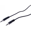 Image de Cordon stereo Jack 3.5 mm noir - 1,5 m