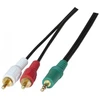 Image de Cordon stereo Jack 3.5 mm vers 2 x RCA PC99 - 1,8 m