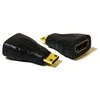 Image de Adaptateur HDMI - MCAD - Or - HDMI Femelle vers Mini HDMI Mâle - Vidéo - Noir