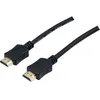 Image de Câble HDMI DEXLAN - 0.5m - Haute vitesse avec Ethernet - Noir