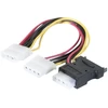 Image de Doubleur d'alimentation SATA vers 3 Molex - 30 cm