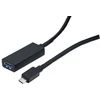 Image de Cordon rallonge USB-C 3.1 Male vers USB-A Femelle 10m amplification electronique
