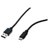 Image de DACOMEX Sachet cordon USB 2.0 Type-A / Type-C noir - 1,0 m
