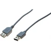 Image de DACOMEX Sachet rallonge USB 2.0 Type-A / Type A grise - 2 m