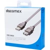Image de DACOMEX Rallonge USB 2.0 Type-A - Type A grise - 2 m