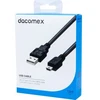 Image de DACOMEX Cordon USB 2.0 Type-A - mini USB B noir - 1,5 m