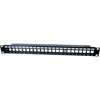 Image de DEXLAN Panneau 1U 24 ports STP keystone avec support cables