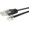 Image de Cordon telephonique RJ11 / RJ45 noir - 1 m
