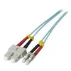 Image de Jarretiere optique duplex HD multi OM3 50/125 SC-UPC/LC-UPC aqua - 10 m