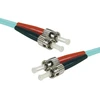 Image de Jarretiere optique duplex HD multi OM3 50/125 ST-UPC/ST-UPC aqua - 1 m
