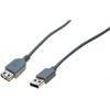 Image de Rallonge USB 2.0 grise - 0,6 m