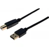 Image de Cordon USB 2.0 type A / B avec ferrites noir - 1,0 m