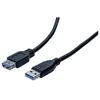 Image de Rallonge éco USB 3.0 type A / A noire - 50Cm
