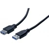 Image de Rallonge eco USB 3.0 type A / A noire - 0,5 m