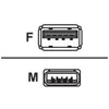 Image de generic - rallonge de cable USB - USB type A pour USB type A - 1.8 m