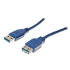 Image de exertis Connect - rallonge de cable USB - USB type A pour USB type A - 1 m