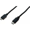 Image de Cordon USB 2.0 Type-C / micro B noir - 1,0 m