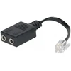 Image de DEXLAN RJ2Jack Adaptateur Tel. pour Casque multimedia