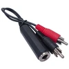 Image de Adaptateur Jack 6.35 mm vers 2 x RCAM - 0,10 m