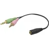 Image de Adaptateur CTIA micro & casque 35mm stereo vers jack 35 mm
