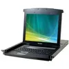 Image de Console KVM - DEXLAN - 1U - Écran TFT 17 - 4 ports VGA/USB - Clavier AZERTY avec touchpad