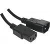 Image de Rallonge de câble dalimentation - ALIMPC - 2P+T NOIR 5M - Connecteur IEC 60320 C13/C14