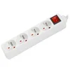 Image de DEXLAN Multiprise 4 prises avec interrupteur blanche - 4,0 m