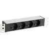 Image de Multiprise - - 4 prises - Aluminium - CEE7 - 25 m