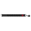 Image de Multiprise rackable 19'' 6 prises avec interrupteur et voyant