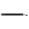 Image de Bandeau multiprise rackable 19 - 12 prises IEC C13 - Boîtier aluminium - Câble H05VV-F 3x15 mm² - Avec voyant