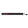 Image de Multiprise rackable 19'' 12 prises C13 / cordon C14 avec inter + protection