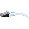 Image de Cordon RJ45 plat categorie 6 U/FTP snagless blanc - 1 m