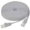 Image de Cordon RJ45 plat categorie 6 U/FTP snagless gris - 0,5 m