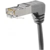 Image de Cordon RJ45 categorie 6A S/FTP coude bas gris - 0,3 m