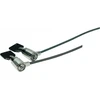 Image de Cable en acier avec 2 antivols a cle K-Lock pour verrouiller deux appareils