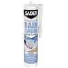 Image de Mastic Etanchéité SADER Bain et Cuisine Facile à Lisser Blanc Anti-moisissures Longue durée Usage intérieur - cartouche 280 ml