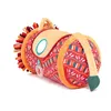 Image de Jeu déveil Rouleau Lion JBM - Orange - A partir de 6 mois - Mixte - Bébé - 5 activités sensorielles