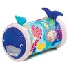 Image de Baby Roller Tissus Baleine - LUDI - Bleu - Dès 6 mois