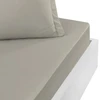 Image de Drap-housse SOFT PERCALE Gris Perle bonnet 40 cm, Sensei 160 x 200 cm - SENSEI