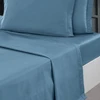 Image de Drap Plat SOFT PERCALE Cobalt, Sensei 240 x 300 cm - SENSEI